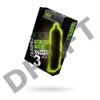 Презервативы Luxe DOMINO  NEON  №3