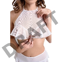 Эротический бралетт Erolanta Karen с открытой грудью, белый (46-48)