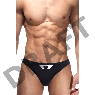 Классические трусы-стринги черные