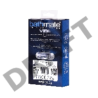 Вибропуля Bathmate Vibe Bullet Black, перезаряжаемая, водонепронецаемая, пластик, черная