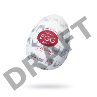 Нереалистичный мастурбатор TENGA №14 Boxy, TPE, белый, 6,1 см