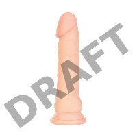 Ротатор TOYFA RealStick Elite на присоске, телесный, SoftSkin, 7 режимов вращения, 18 см