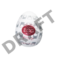 Нереалистичный мастурбатор TENGA №14 Boxy, TPE, белый, 6,1 см