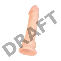 Ротатор TOYFA RealStick Elite на присоске, телесный, SoftSkin, 7 режимов вращения, 18 см