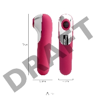Вакуум-волновой бесконтактный стимулятор клитора Satisfyer Dual Love, силикон, красный, 16 см.