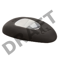 Черный вибровкладыш в трусики с пультом ДУ Silicone Remote Panty Pleaser