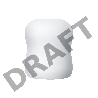 Мастурбатор Mystim MasturbaTIN Ribbed Ritay, TPE, белый, 4,5 см