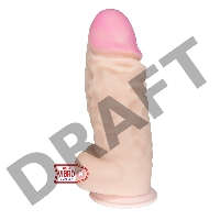 Вибратор СУПЕРГИГАНТ Неоскин на присоске (USB) в коробке, L 335 мм D 107 мм