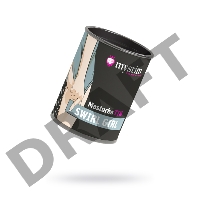 Мастурбатор Mystim MasturbaTIN Swirl Gir, TPE, белый, 4,5 см