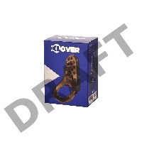 Эрекционное кольцо на пенис TOYFA XLover, Термопластичный эластомер (TPE), черный, 4 см