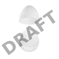 Нереалистичный мастурбатор TENGA №15 Brush, TPE, белый, 6,1 см