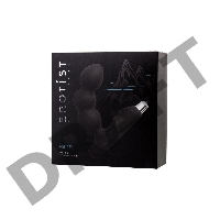 Стимулятор простаты Erotist Fourth, силикон, черный, 12,4 см