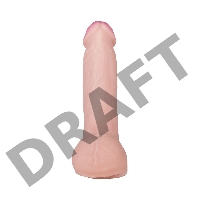 Фаллоимитатор неоскин на присоске REAL Next  Lovetoy, TPR, телесный, 23 см