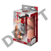 Страпон LoveToy LESBIAN SERIES с поясом Harness, телесный
