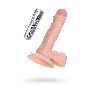 Реалистичный вибратор TOYFA RealStick Nude, PVC, телесный, 7 режимов вибрации, 17 см