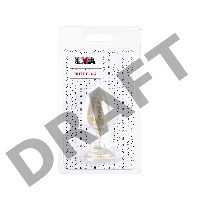 Анальная втулка TOYFA, акрил, золотая, 8 см, Ø 2,8 см