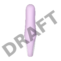 Нереалистичный вибратор Satisfyer Vibes Charming Smile, силикон, фиолетовый, 18,7 см.