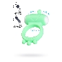 Виброкольцо на пенис A-Toys by TOYFA Fowd, силикон, зеленое, Ø 2,6 см