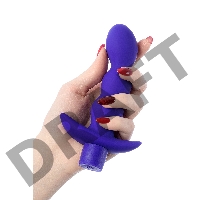 Анальный вибратор ToDo by Toyfa Adore, влагостойкий, силикон, синий, 15 см, Ø 3,1 см