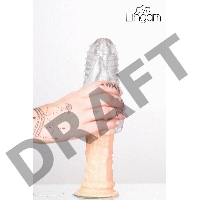 Мастурбатор нереалистичный Lingam by TOYFA  Savitri, TPE, прозрачный, 14 см