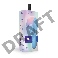 Вибратор кролик из жидкого силикона Isida, цвет небесно-голубой (INFINITE) (One Size)