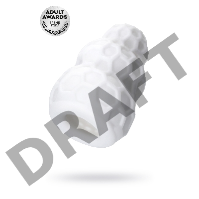 Мастурбатор A-Toys Flaff, TPE, белый, 8см, Ø 2,9 см