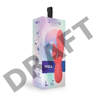 Вибратор кролик из жидкого силикона Isida, цвет коралловый (INFINITE) (One Size)