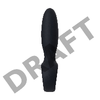 Анальный стимулятор POPO Pleasure by TOYFA Sagitta, силикон, черный, 9 см