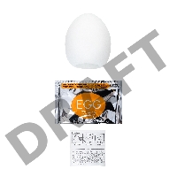 Нереалистичный мастурбатор TENGA №17 Sphere, TPE, белый, 6,1 см