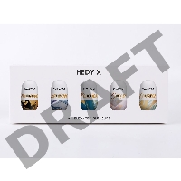 Набор мастурбаторов нереалистичных Svakom Hedy X5 Mixed (5 шт.), TPE, белый, 9 см