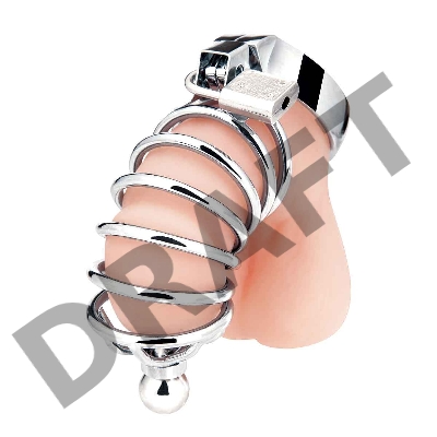 Металлическая клетка Urethral Play Cage