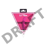 Вибратор Lil'Vibe, силикон, розовый, 13 см