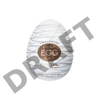 Нереалистичный мастурбатор TENGA №18 Silky II, TPE, белый, 6,1 см