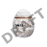 Нереалистичный мастурбатор TENGA №18 Silky II, TPE, белый, 6,1 см