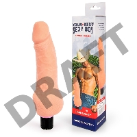 Фаллоимитатор с вибрацией REALISTIC COCK VIBE, L 195 мм D 37 мм