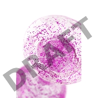 Анальная втулка TOYFA, акрил, фиолетовый, 8 см, Ø 2,8 см