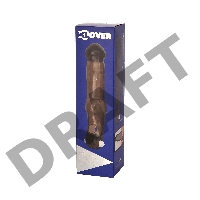 Насадка ToyFa XLover, для увеличения размера с вибрацией,TPE, черная прозрачная, 19,4 см