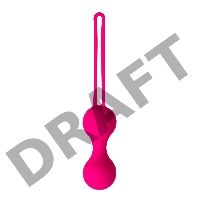 Вагинальные шарики A-Toys by TOYFA Redvil, силикон, розовые, 16,5 см