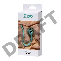 Анальная цепочка ToDo by Toyfa Froggy, силикон, голубая, 27,4 см, Ø 1,4 см