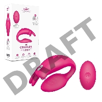 Розовый вибратор для пар The Couples Rabbit
