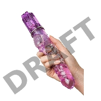 Вибратор с клиторальным стимулятором TOYFA A-Toys High-Tech fantasy, TPE, фиолетовый, 26,5 см