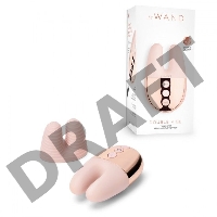 Пудровый вибратор с ушками Le Wand Double Vibe