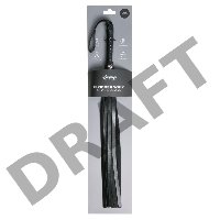 Черный флоггер Flogger Whip - 46 см.