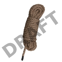 Пеньковая веревка для связывания Hemp Rope - 5 м.