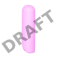 Розовая перезаряжаемая вибропуля Gala