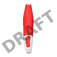 Нереалистичный вибратор Satisfyer Vibes Power Flower, силикон, красный, 18,8 см.