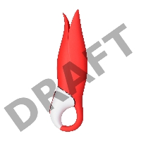 Нереалистичный вибратор Satisfyer Vibes Power Flower, силикон, красный, 18,8 см.