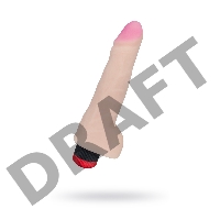 Вибромассажёр-реалистик COCK NEXT LoveToy, TPR, телесный, 17,3 см