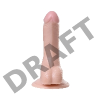 Реалистичный фаллоимитатор TOYFA RealStick Nude, PVC, телесный, 18 см