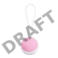 Вагинальный шарик Jiggle Balls с петлёй